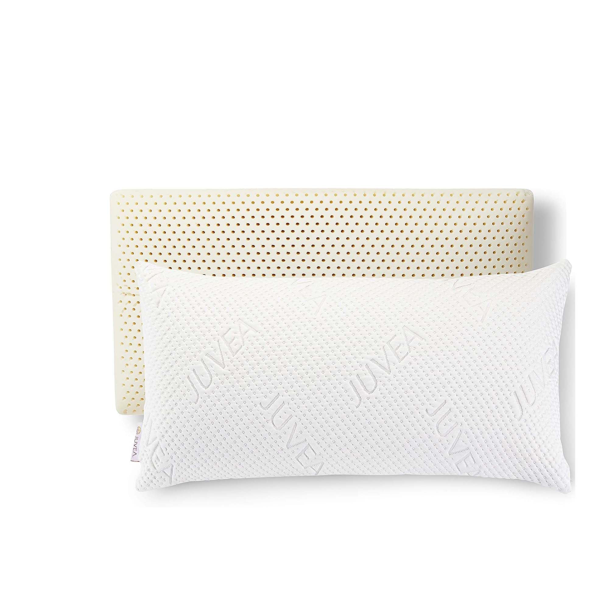 Elevate w/Tencel Cover - 100% Natural Talalay Latex High-Profile Bed Pillow for Sleeping. Breathable, Pressure Relief, Durable. Oeko-TEX & FSC ® Certified
