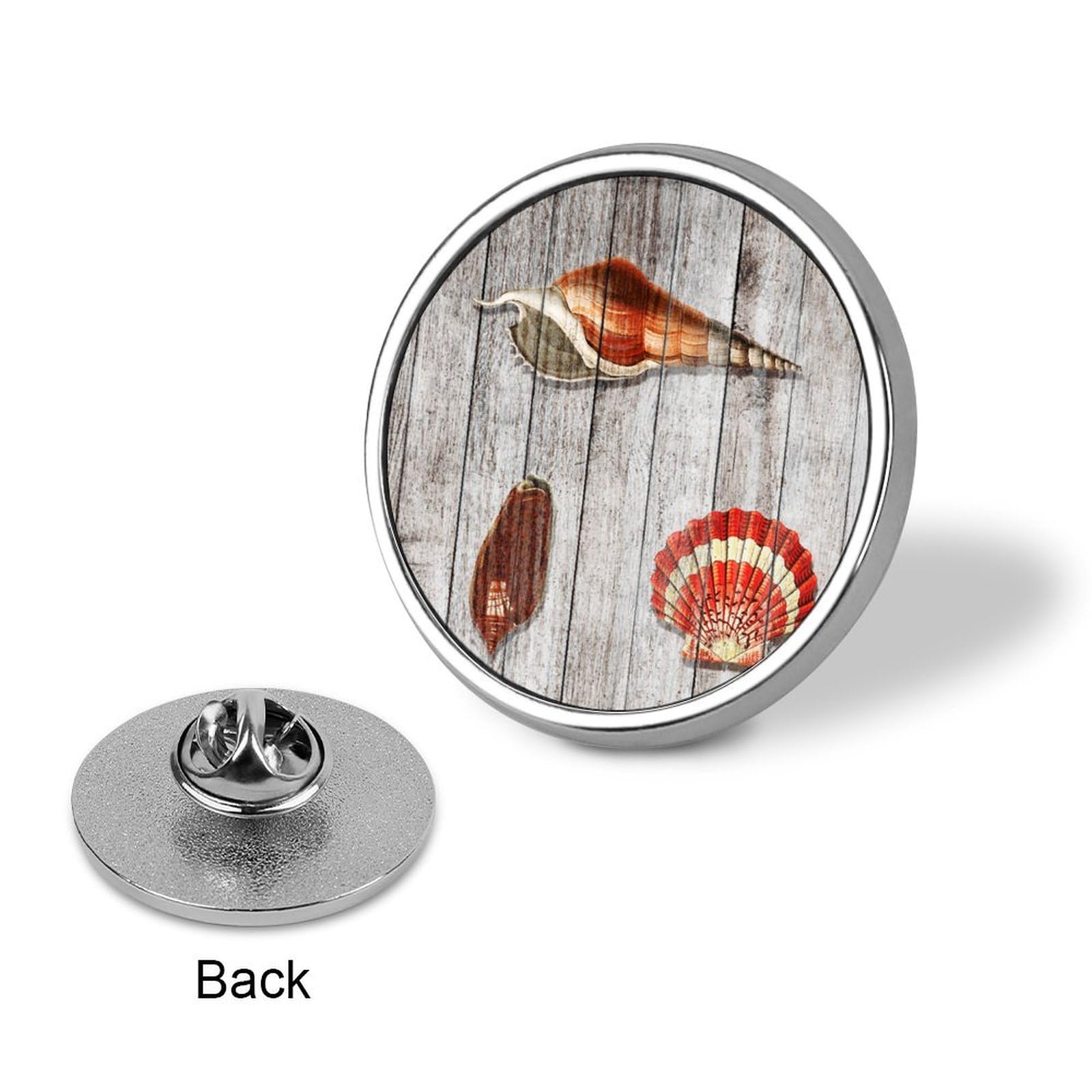 Emaille-Anstecknadeln für Rucksäcke, Ozean, Strandhut, Vintage-Stil, nautisches Meeresleben, niedlich, coole Pins für Jacken, Kleidung, Einweihungsgeschenk