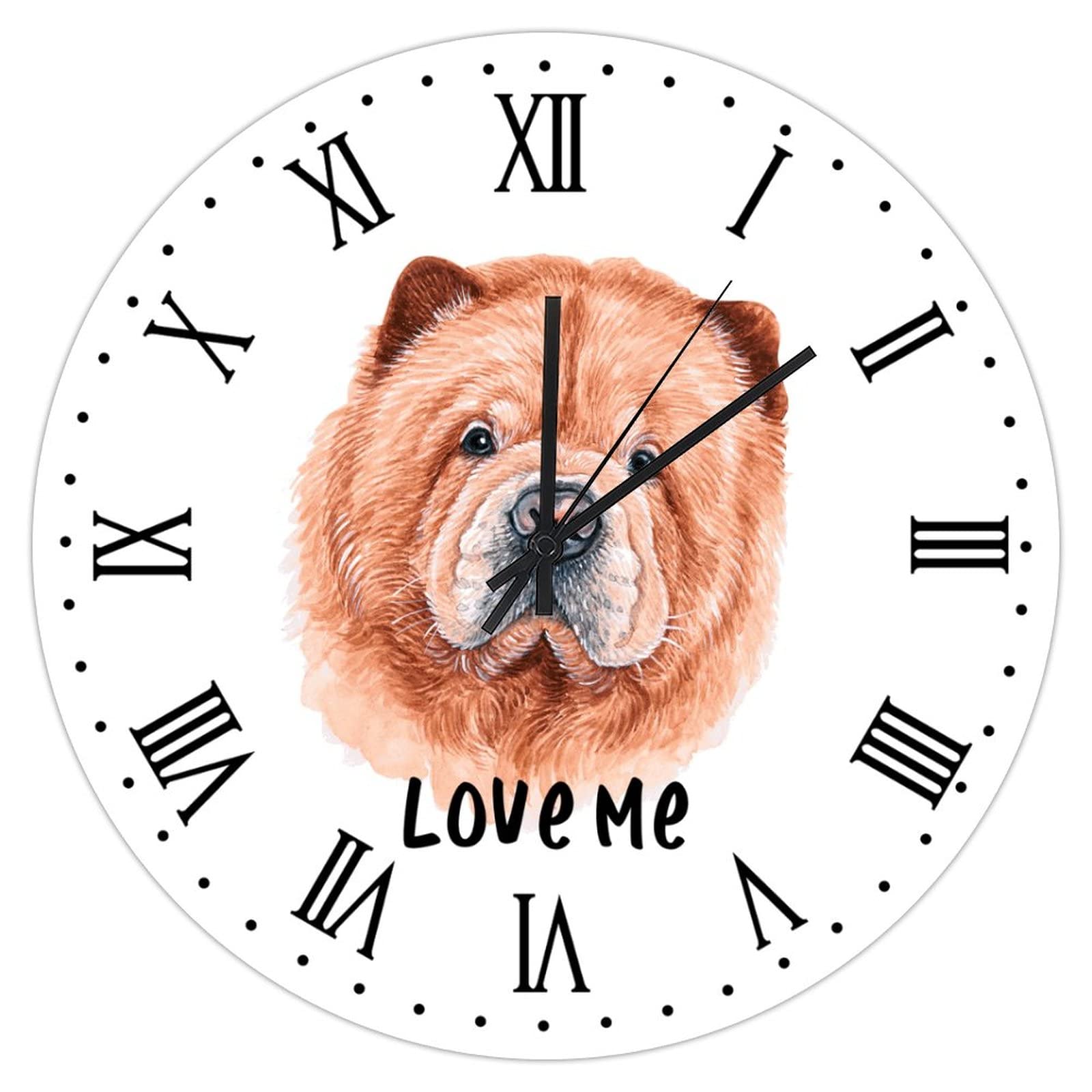 Horloge murale Chow Chow cadeau idéal amoureux des animaux 38cm