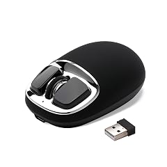 YUNZll C1 Silicone Wireless Mouse Tri-Mode 2 4G USB-C Bluetooth Mouse 4800 DPl Optical Tracking 6 Adjustment Levels