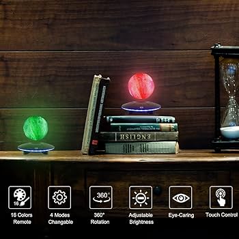 MOON オブジェ　手作り　モニュメント　ラブブの乗り物 Amazon.co.jp: VGAzer 浮遊月ランプ、16色 20モデル