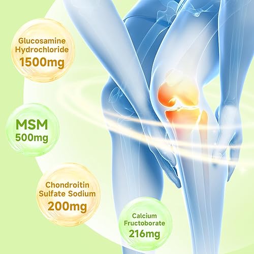 Miniatura 9 de softbear Gomitas de glucosamina condroitina, glucosamina condroitina MSM sin azúcar con suplemento de cúrcuma de saúco antioxidante para