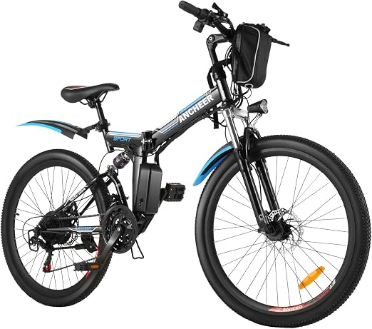 BIKFUN 26” Bicicletta Elettrica Pieghevole, 250W Bici Elettriche, Batteria  36V 8Ah, Cambio Shimano 21 velocità, E-Bike para Adultos : Amazon.it: Sport  e tempo libero