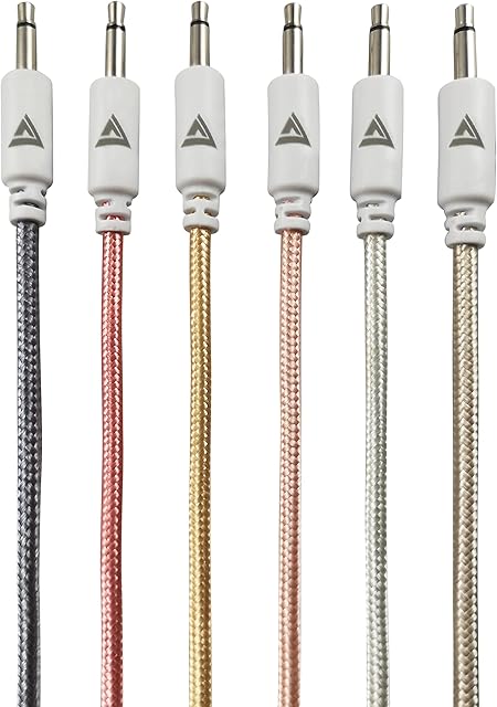 PORTECHA - Eurorack Cables (90cm, Kawaii Metal, 6)