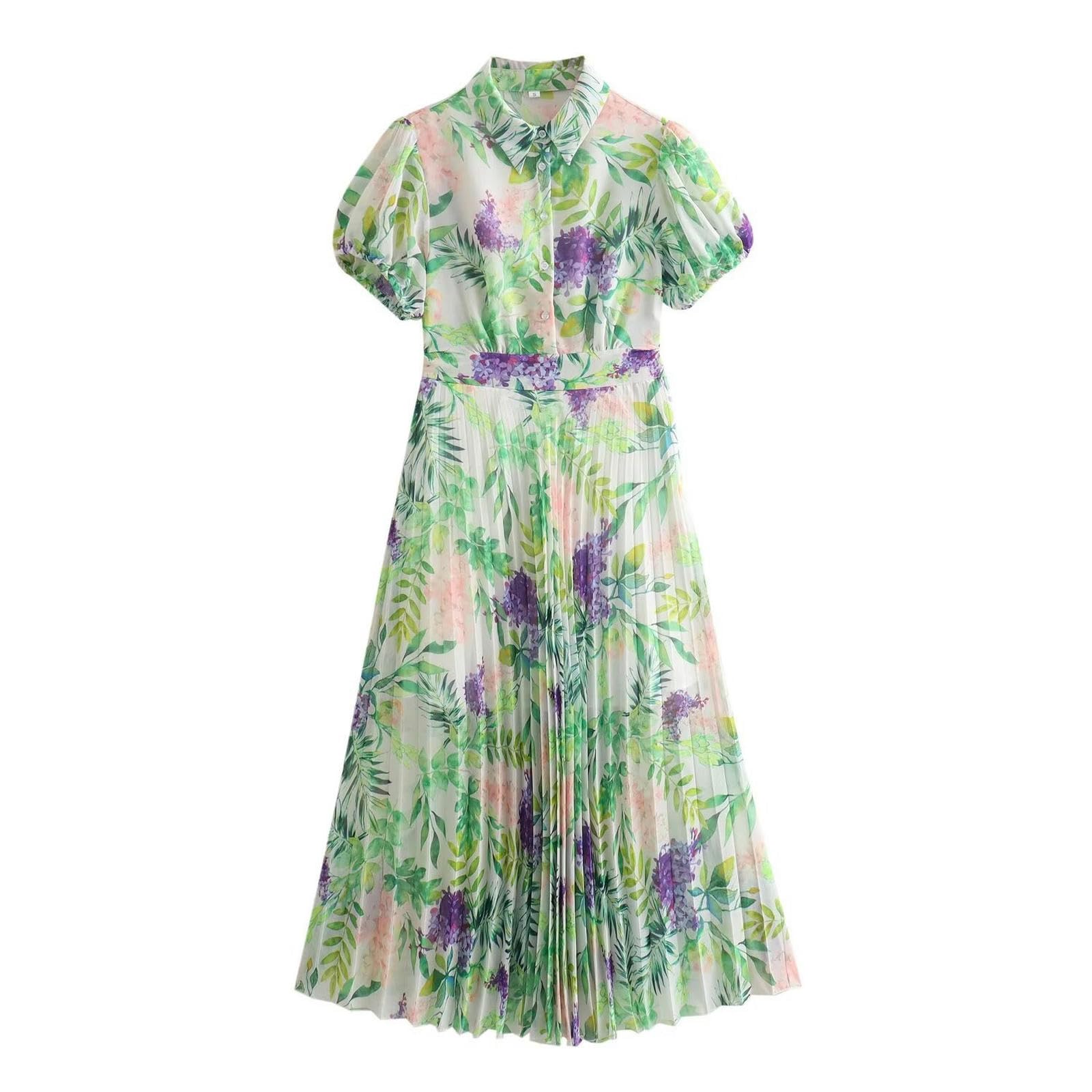 Robe plissée en mousseline pour vos dîners et soirées d'été chics