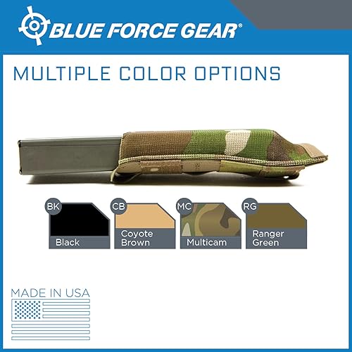 Miniatura 7 de Blue Force Gear MOLLE Mag - Bolsas para cargador triple, bolsas pequeñas para revistas Airsoft, 9.25 x 5.5 x 0.13 pulgadas
