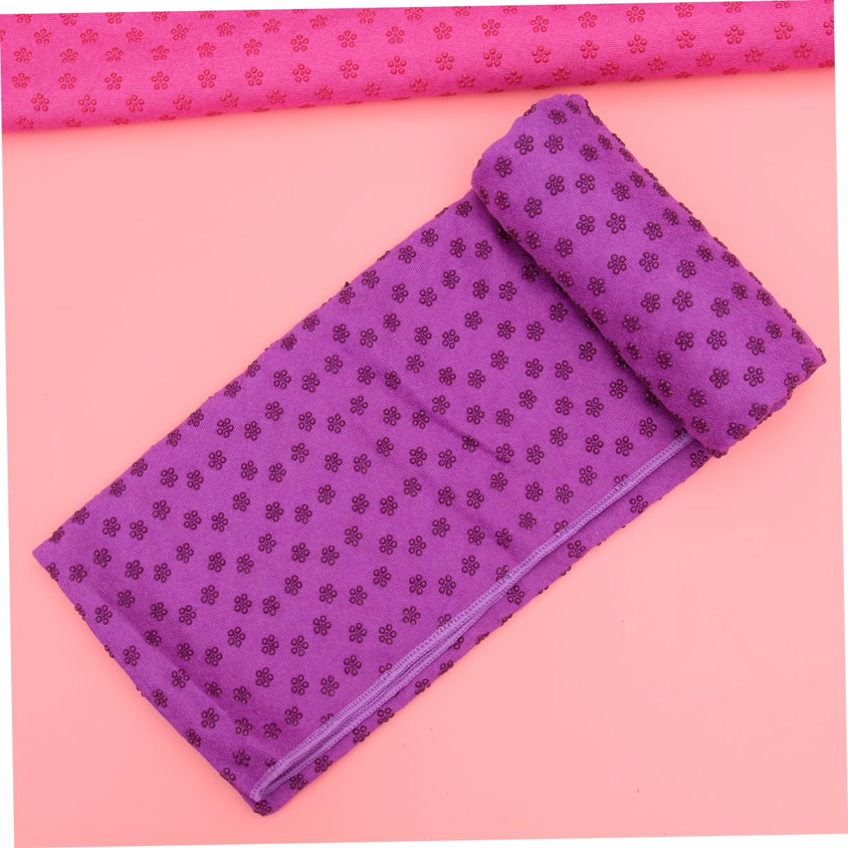 WOONEKY 1pezzi Tappetino Yoga Non Scivolante Design Puntinato Di Prugna Copertura Per Pilates Fitness Esercizi e Yoga Leggero
