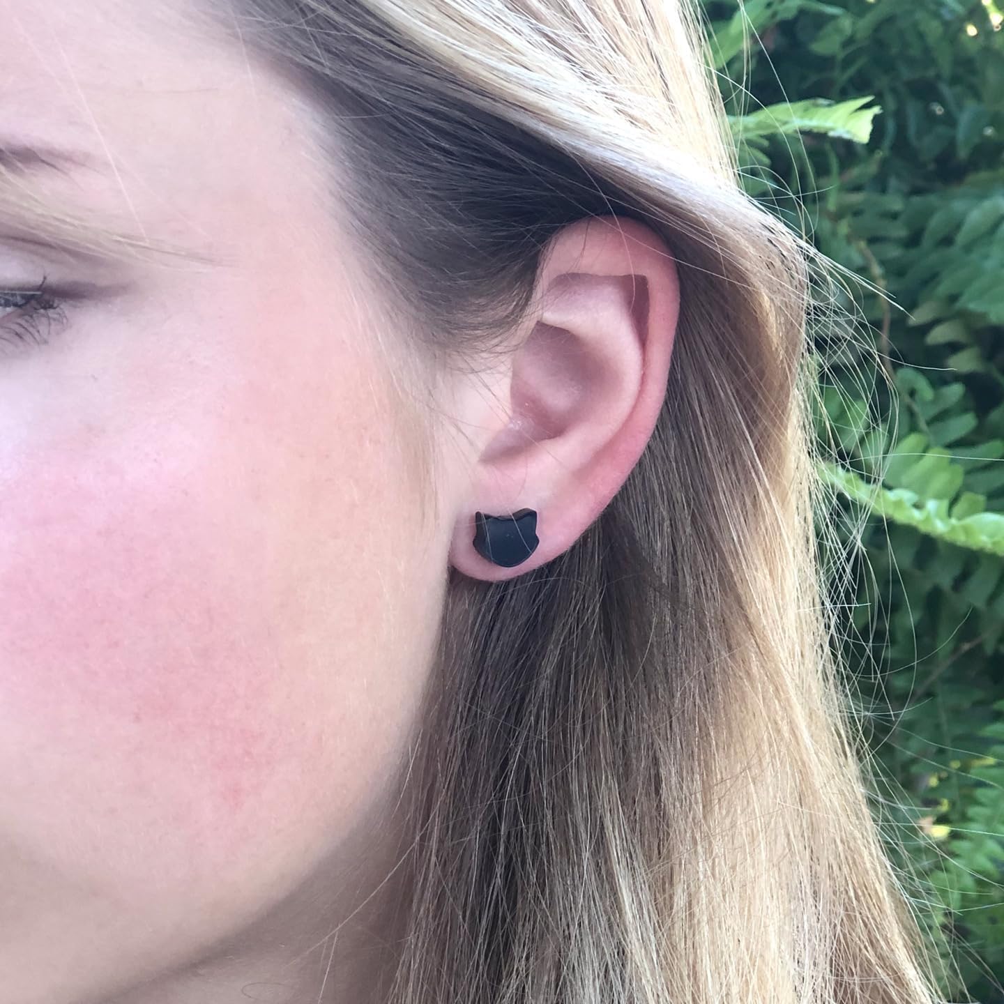 Metal Free Laser Cut Acrylic Earrings on Plastic Posts - Image 2