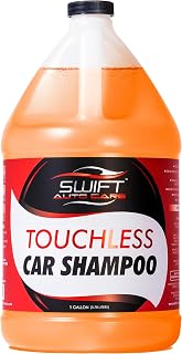 Swift Touchless Car Wash Shampoo 1 Gallon - No Brush High Foam Cannon Soap, Heavy Duty for Cars Trucks RVs Upholstery