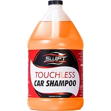 Swift Touchless Car Wash Shampoo 1 Gallon - No Brushing Required, High Foaming Car Soap, Heavy Duty, Auto Detergent for Foam Cannon, Works on Cars, Trucks, RVs, Upholstery & More!