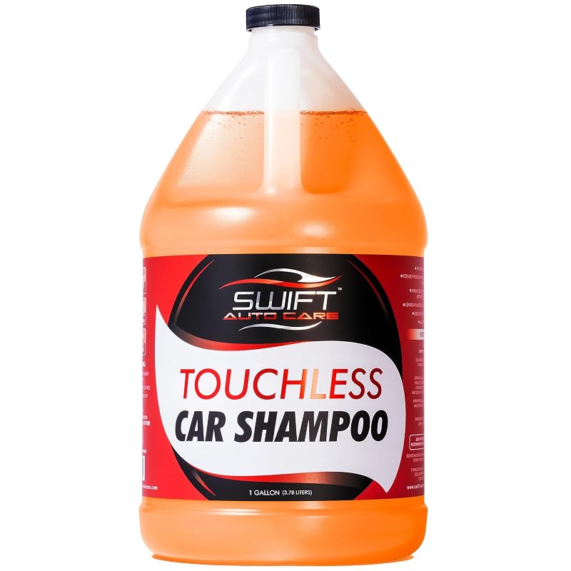 Shampoo automotivo sem contato Swift Auto Care para canhão de espuma, fórmula concentrada de alta formação de espuma, frasco de 3,84 L