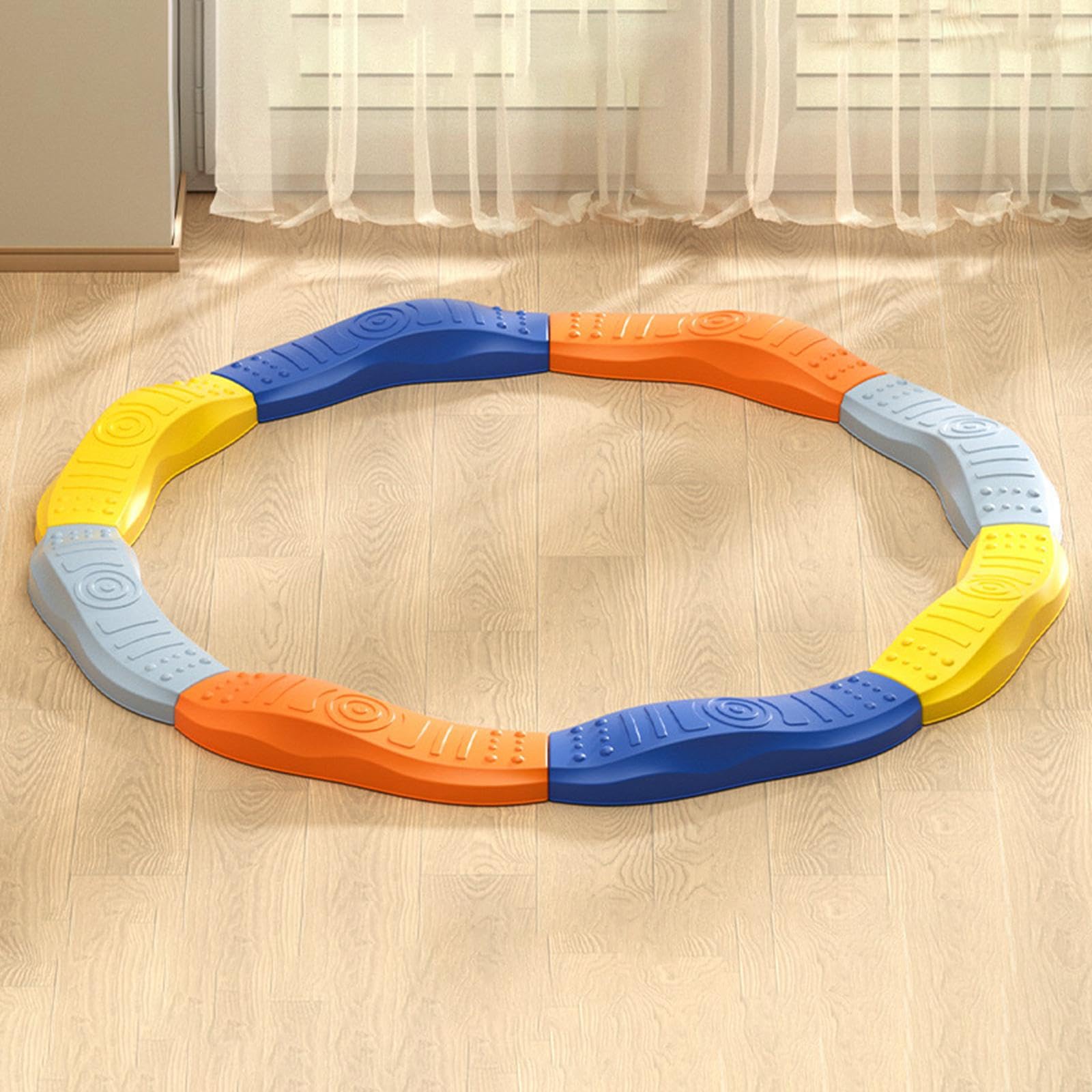 Trave di Equilibrio E Gradini per Bambini Gradini per Bambini Giocattolo Sensoriale Percorso a Ostacoli Multipli per Il Gioco Giocattolo Educativo, Stile E