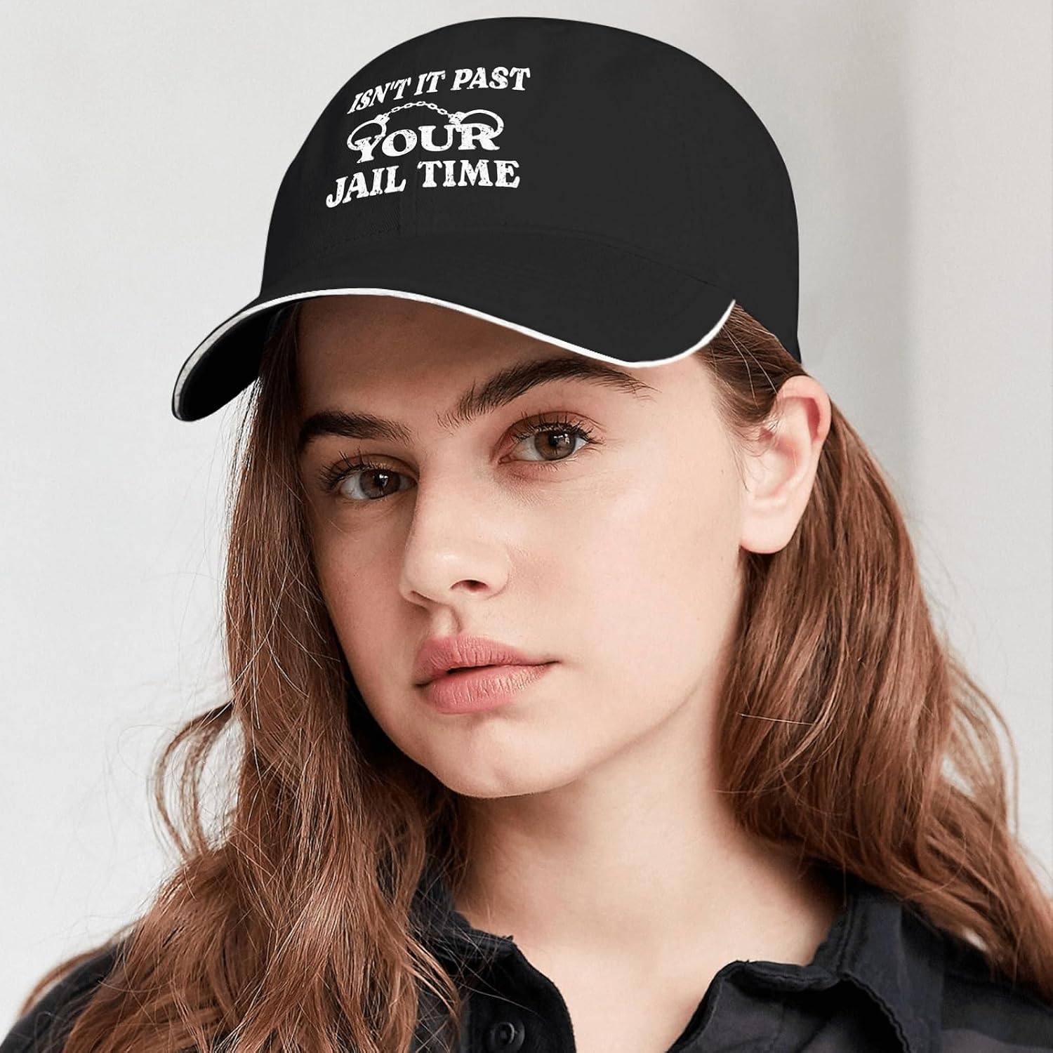 Isn't Lt Past Your Jail Time Hats Sun Hat Woman Hat AllBlack Black Hats for Men Gifts for Women Baseball Hats
