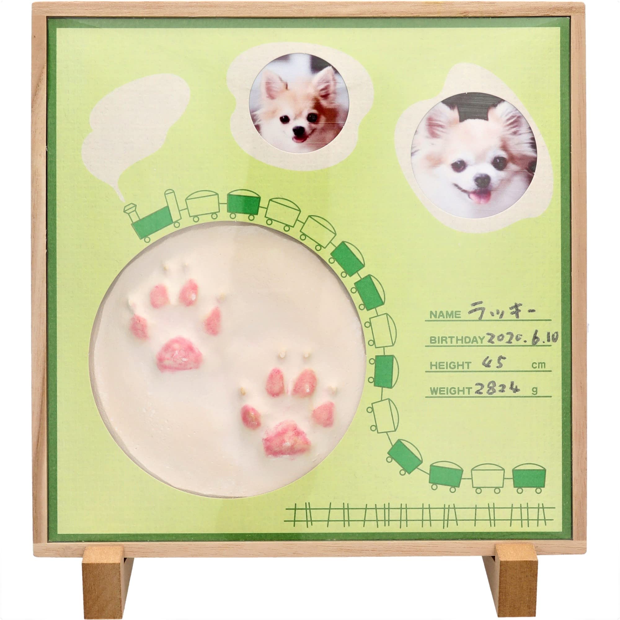 Amazon.co.jp: (紙粘土で型取り)日本製 TVで紹介されました 犬の足型