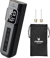 ETENWOLF P200 Portable Electric Ball Pump 2000mAh with Digital Gauge, Preset PSI for Basketball Soccer Volleyball Inflator