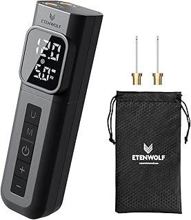 ETENWOLF P200 Electric Ball Pump 2000mAh Sports Air Pump with Digital Pressure Gauge for