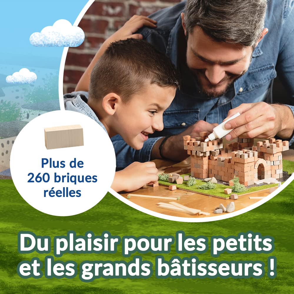 Brick Trick Trefl Travel - Tour de Pise - Costruisci con i mattoncini da viaggio, Torre di Pisa, pendente, mattoncini EKO, 260 mattoncini, riutilizzabili, set creativo per bambini dai 7 anni in