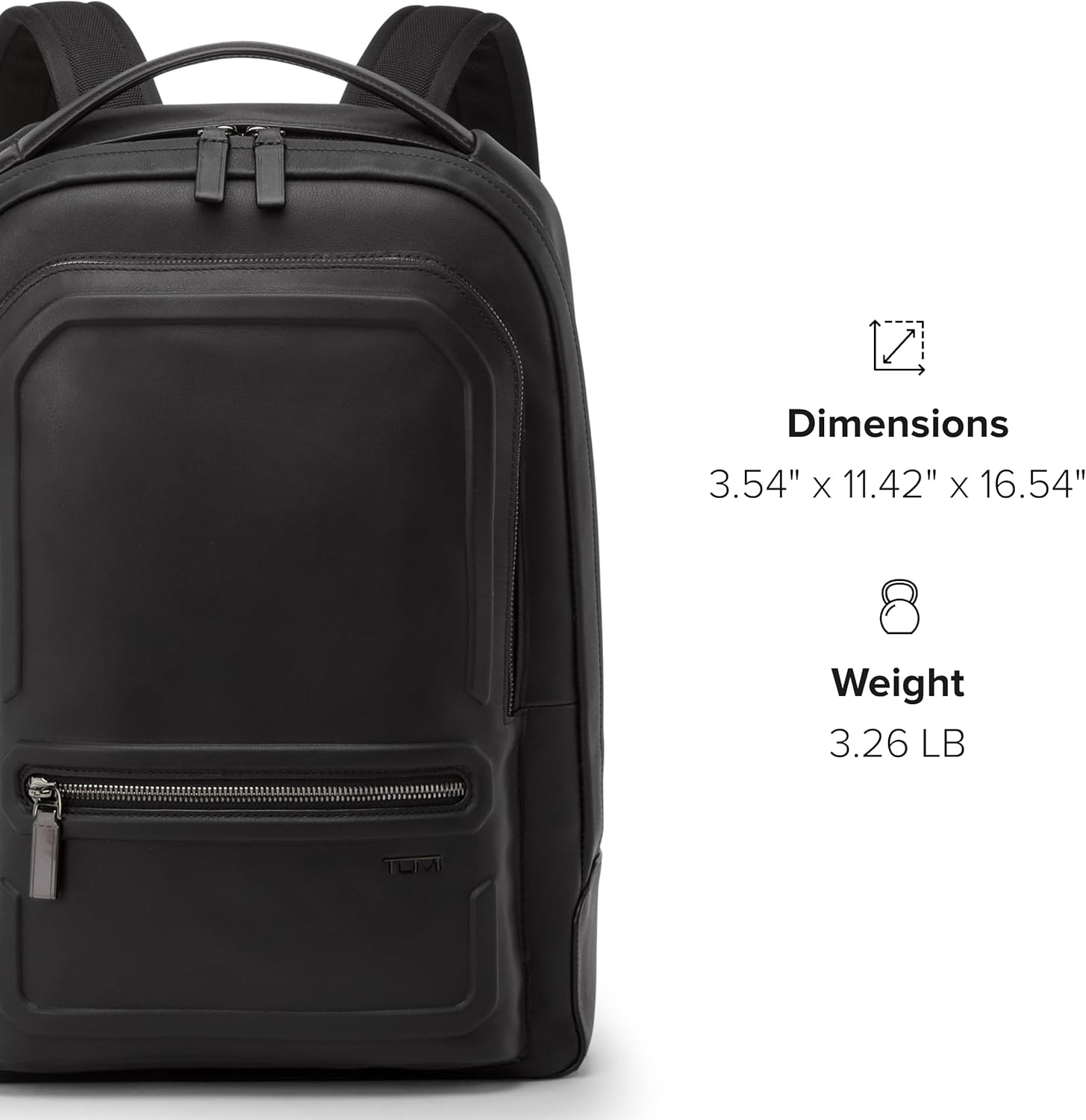 Tumi Mens Bradner Backpack Black/Bombe One Size - Image 7