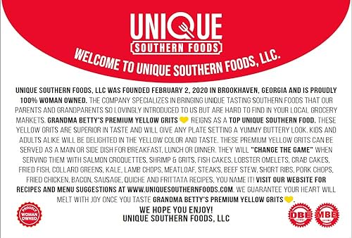 Miniatura 8 de Granos amarillos de la abuela Betty, sin gluten, sin azúcar, sin sodio y sin lácteos. Fabricado en Estados Unidos. Cocina en 6 minutos. Bolsa de 20