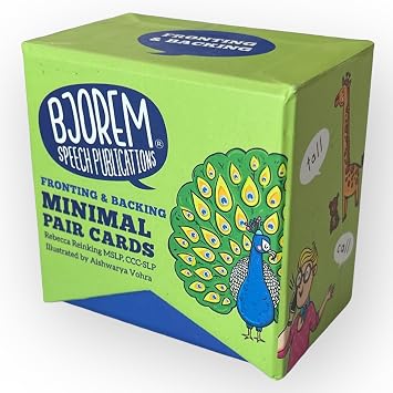 Bjorem Speech Minimal Pairs Bundle - Comprehensive Phonological Speech Therapy Card Set Approach for Speech Sound Disorders and Discrimination - Includes 6 Decks with Over 300 Target Words