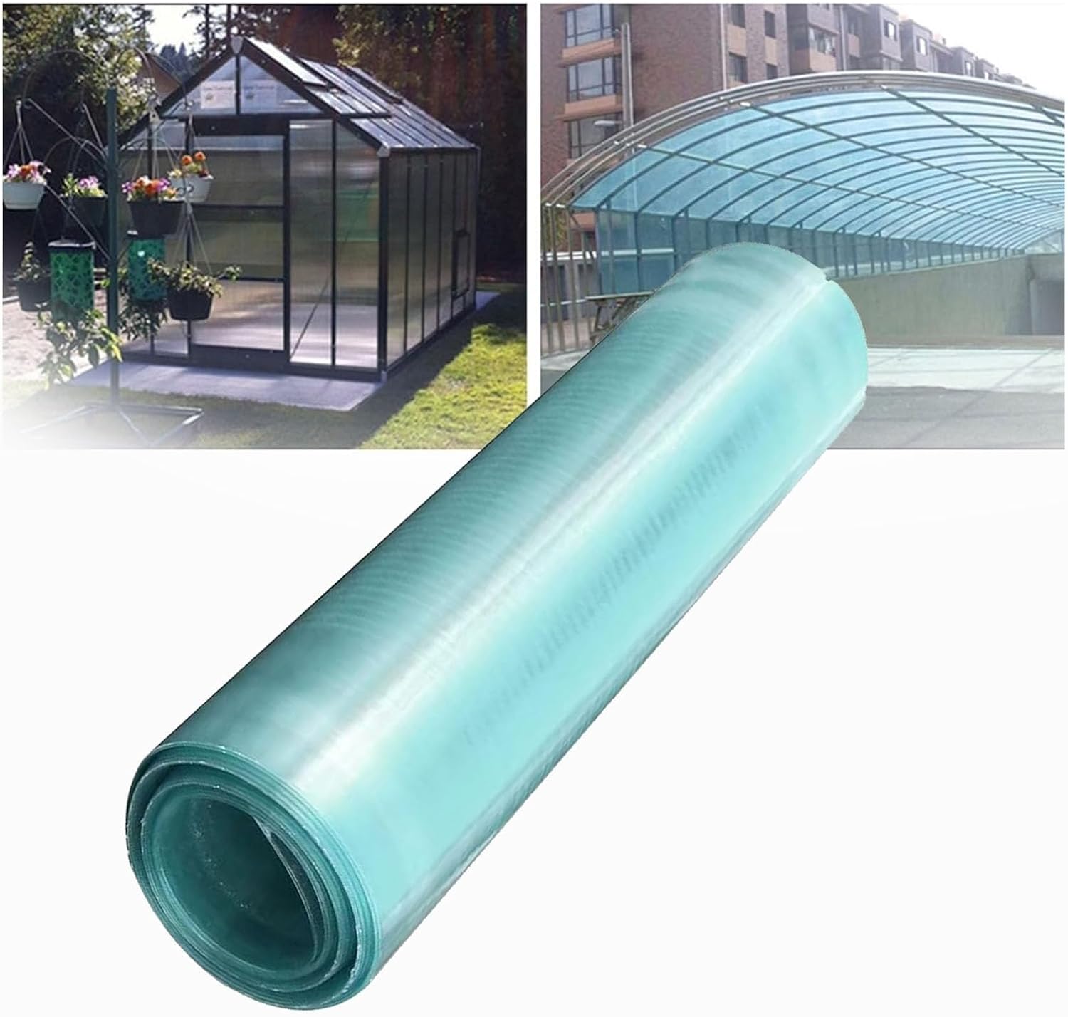 Polycarbonate Sheet,DIY UV Resistant Polycarbonate Greenhouse Panels,Insulated Transparent Polycarbonate Roof Panels for Roof Farming Gardening Agriculture Courtyards Canopy 2.2mm,0.5-0.9m,16-30m(0.8x