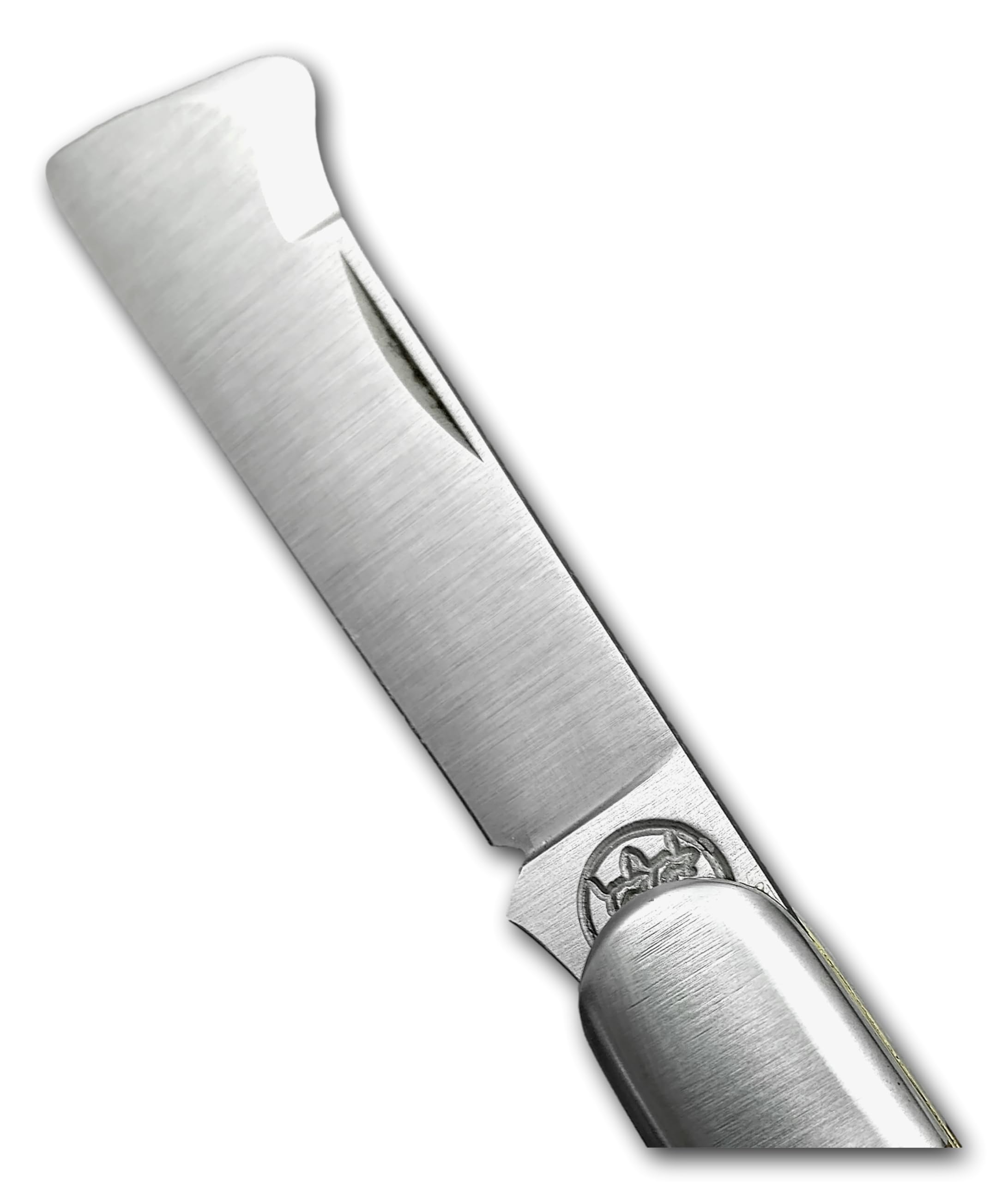 DUE BUOI 203L Coltello da Innesto Professionale Alberi da Frutto e Giardinaggio Manico in Mogano e Lama in Acciaio Inossidabile Böhler N690