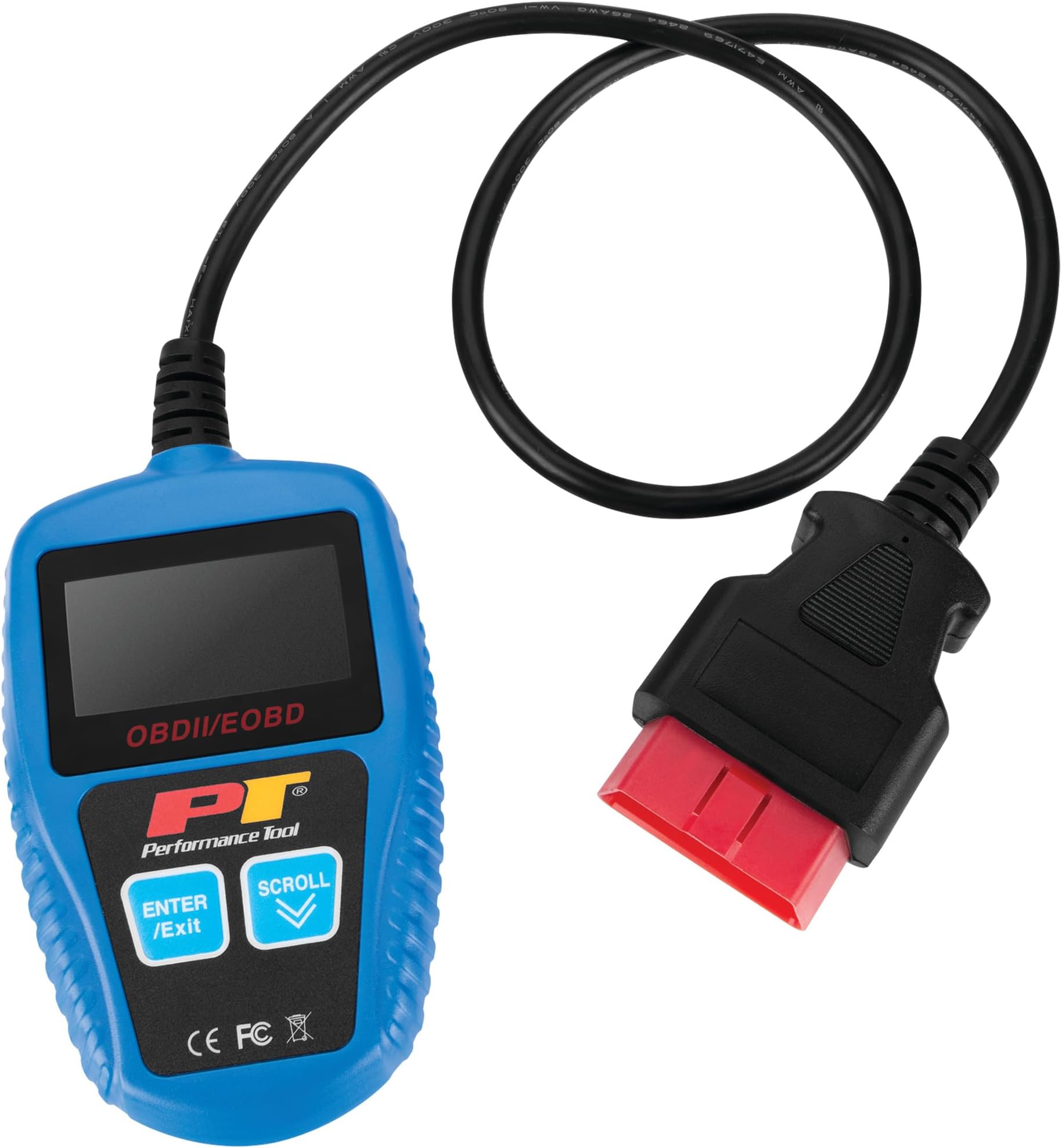 Performance Tool W2976 OBD II Advanced Model Multilingual CAN OBDII Scanner Tool (Check Engine Light/Diagnostics/Direct Scan/Read Out)