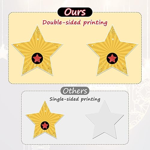 Miniatura 3 de 32 piezas de decoración de fiesta nocturna de película, luces de cámara, recortes de acción de alfombra roja, decoraciones de fiesta con temática de