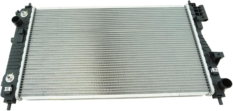 Radiador TRQ RDA83111 com núcleo de alumínio e fluxo cruzado para Chevrolet Impala e Malibu