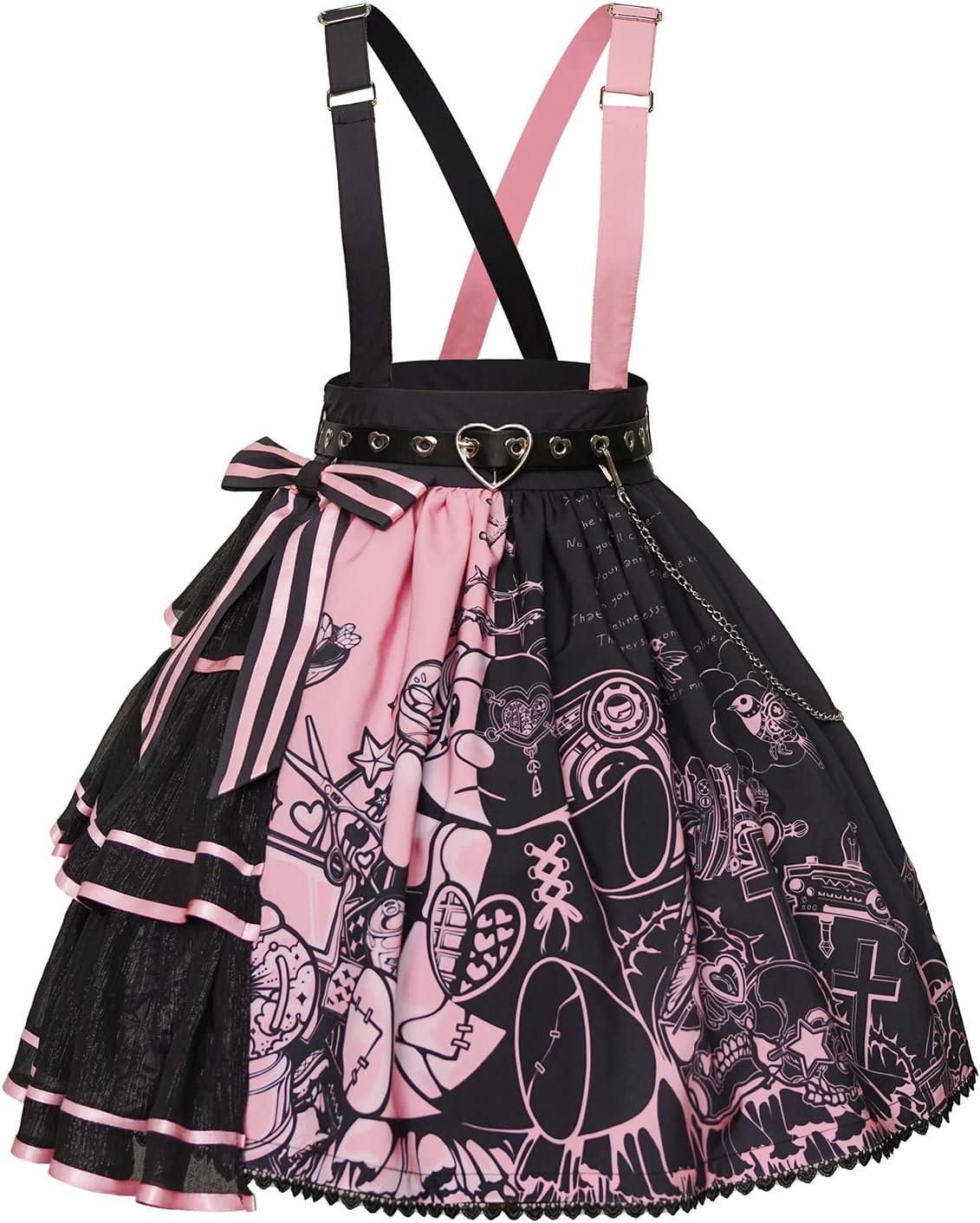 ZZEQYG Womens Gothic Lolita Skirt Steampunk Vampire Dress Halloween femboy dress - Image 2