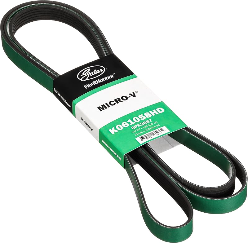 Correia Poly-V Gates FleetRunner Micro-V K061058HD para aplicações automotivas – 1 unidade