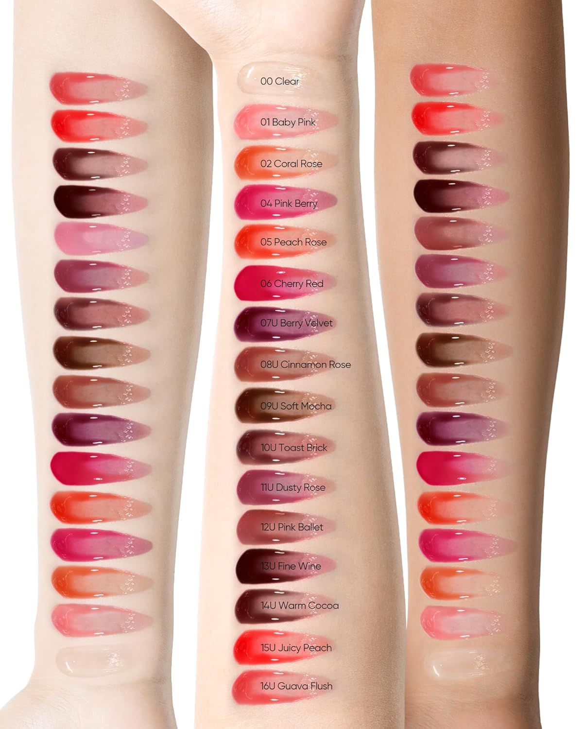 Peptide Brightening Lip Serum, Hydrating & Plumping Tinted Lip Gloss, Moisturizing Lip Balm with Polypeptides & Squalane for Glossy Sheer, Smooth Lips(09U Soft Mocha) - Image 9