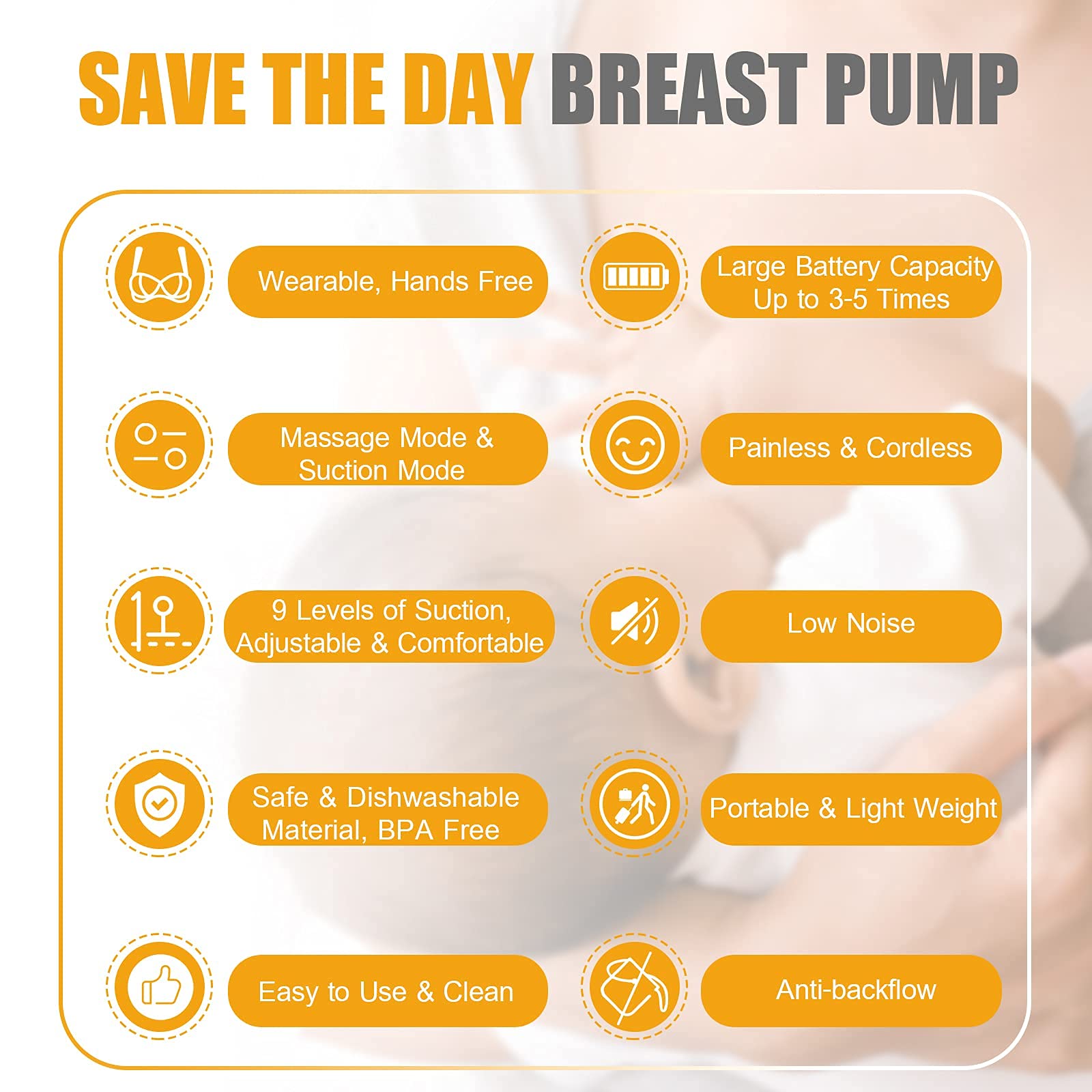 Remiso Electric Wearable Breast Pump Pain Free Hands Free Effective