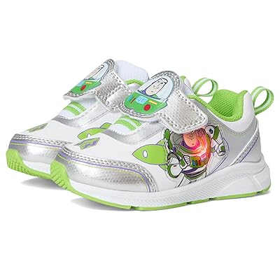Josmo Toy Story Buzz Lightyear Lighted Sneakers (Toddler/Little Kid) Boys Shoes Silver