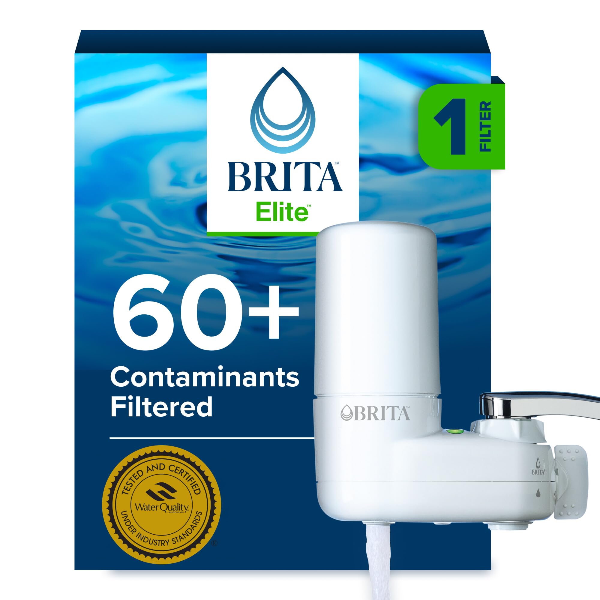 Photo 1 of Brita Faucet Mount Water Filter System, White