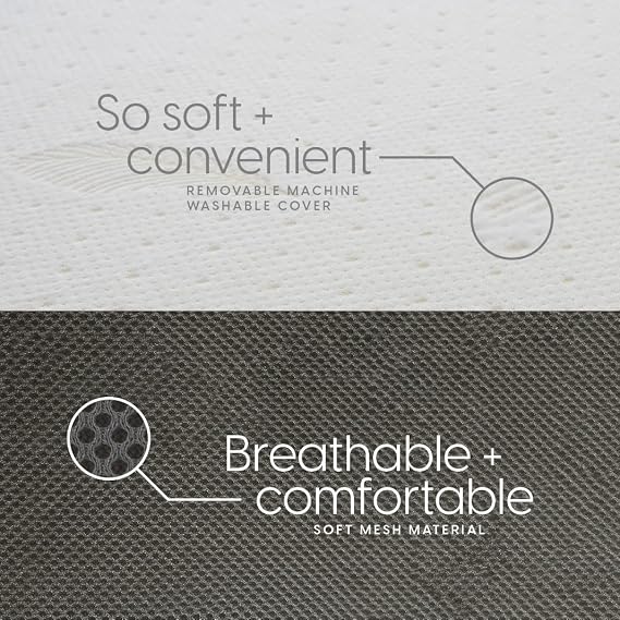 Milliard Full Tri Folding Mattress with Washable Cover, Full Size (75 inches x 52 inches x 4 inches)