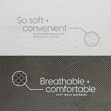 Milliard Full Tri Folding Mattress with Washable Cover, Full Size (75 inches x 52 inches x 4 inches)