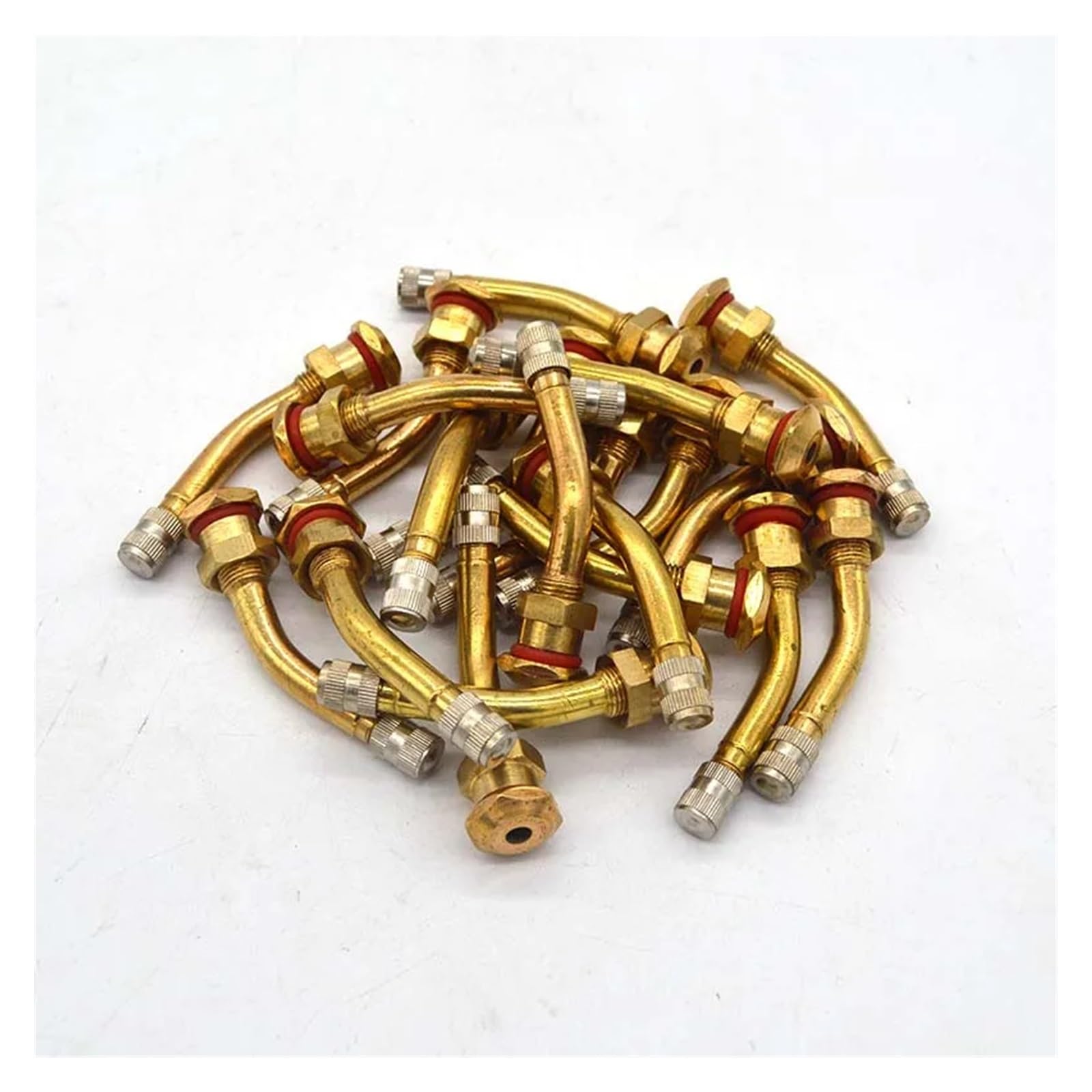 20 piezas V3-20-5 válvula de aire de latón for neumáticos, extiende piezas de neumáticos for automóviles, camiones, motocicletas, herramientas de reparación de neumáticos, válvula de cobre puro
