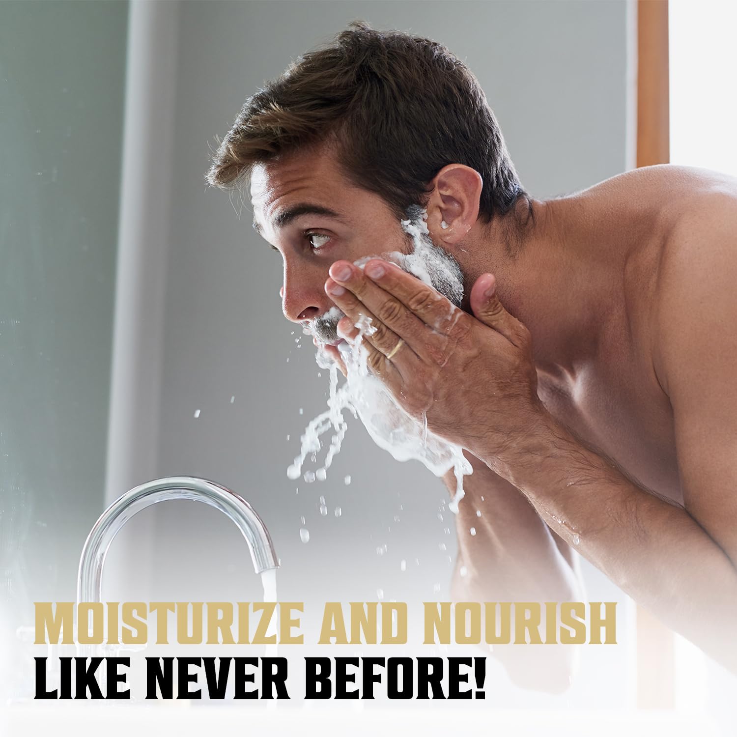 Viking Revolution Spiced Vanilla Beard Conditioner for Men with Argan Oil and Jojoba Oil - Beard Softener and Strengthener Natural Beard Conditioner with Beard Oil - Beard Care Moisturizer (17oz)