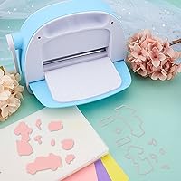 Vista 3 de ORIGACH Autumn Harvest - Juego de sellos y troqueles transparentes, espantapájaros de calabaza otoñal, sellos de silicona y troquelado de metal