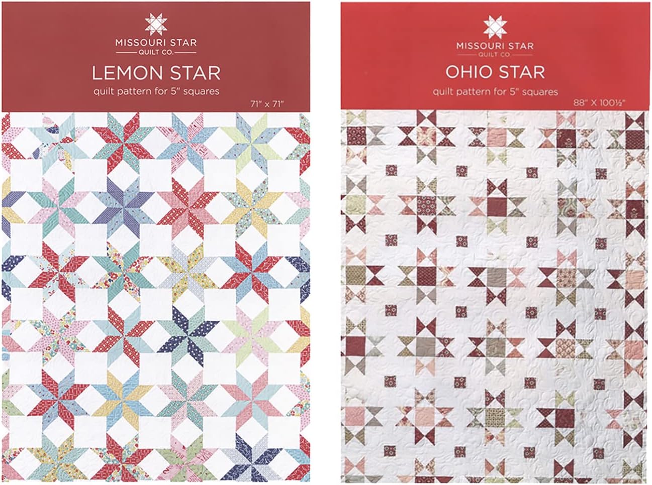 Buy Missouri Star Quilt Patterns Set of 12, Star Quilts Easy to Use