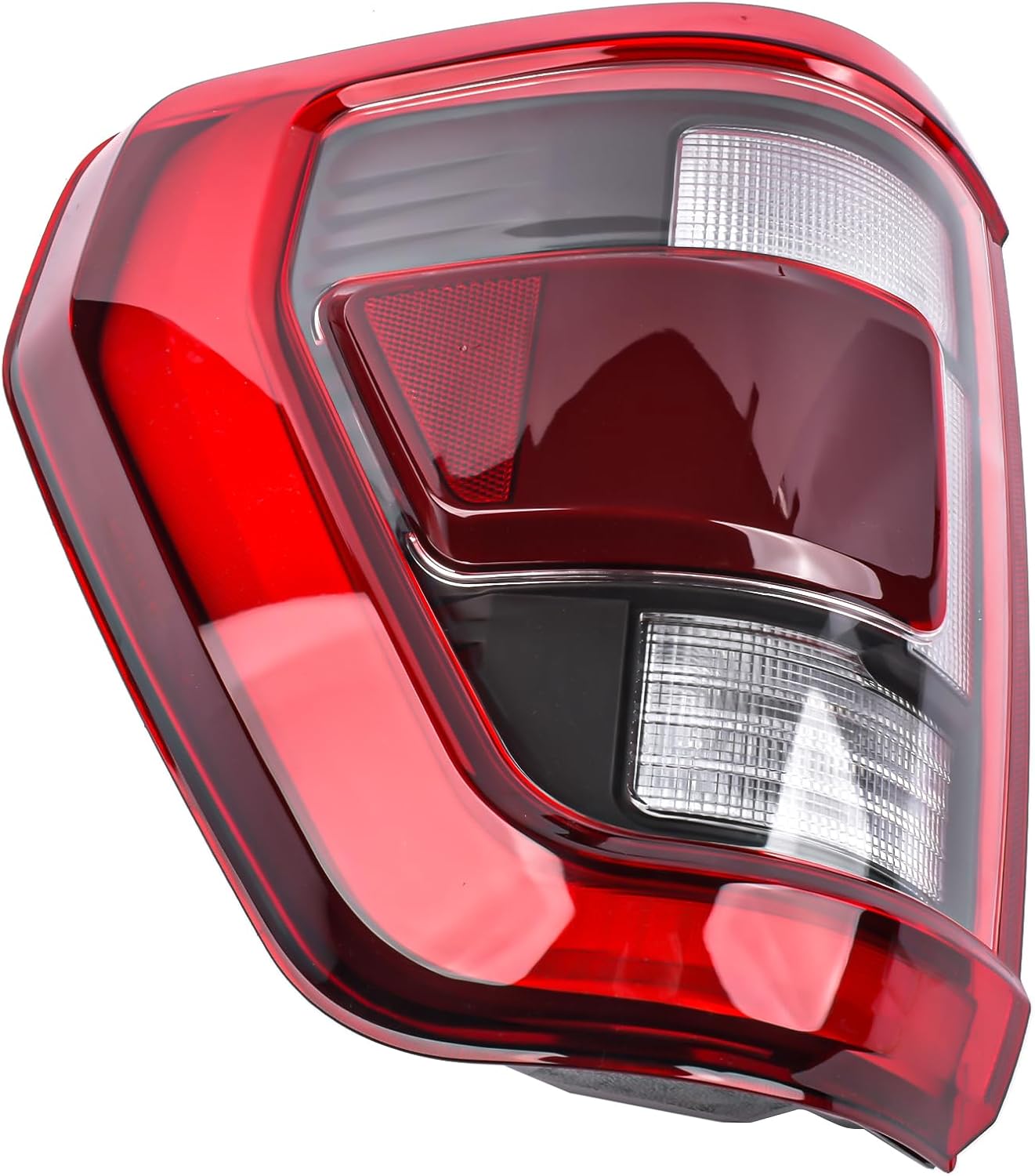 Rear LED Taillight Assembly Lamps with Blind Spot Left Side Replacement for Ford F-150 2021 2022 2023 NL3Z-13405-E Black