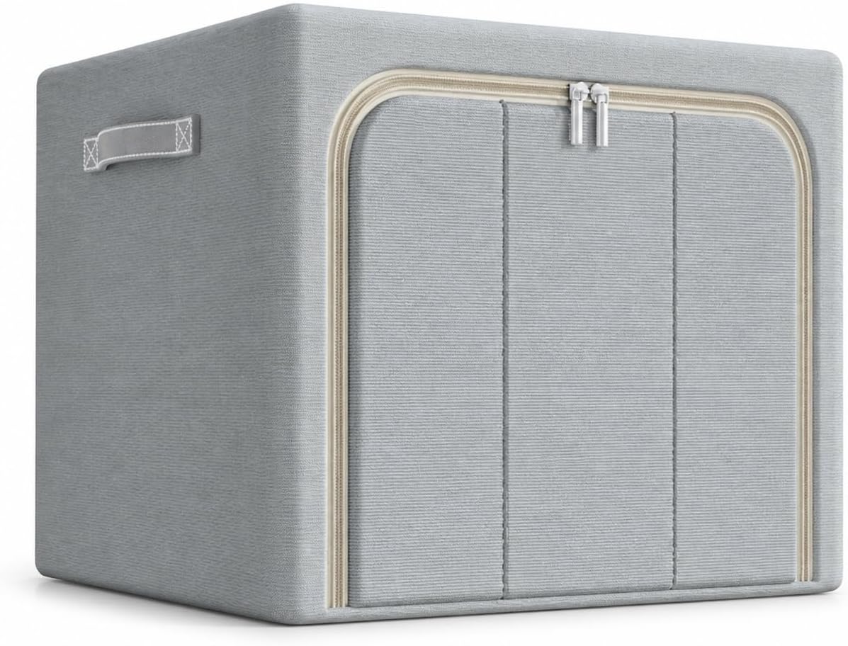 Foldable Wardrobe Storage Box, 66L (50 x 40 x 33