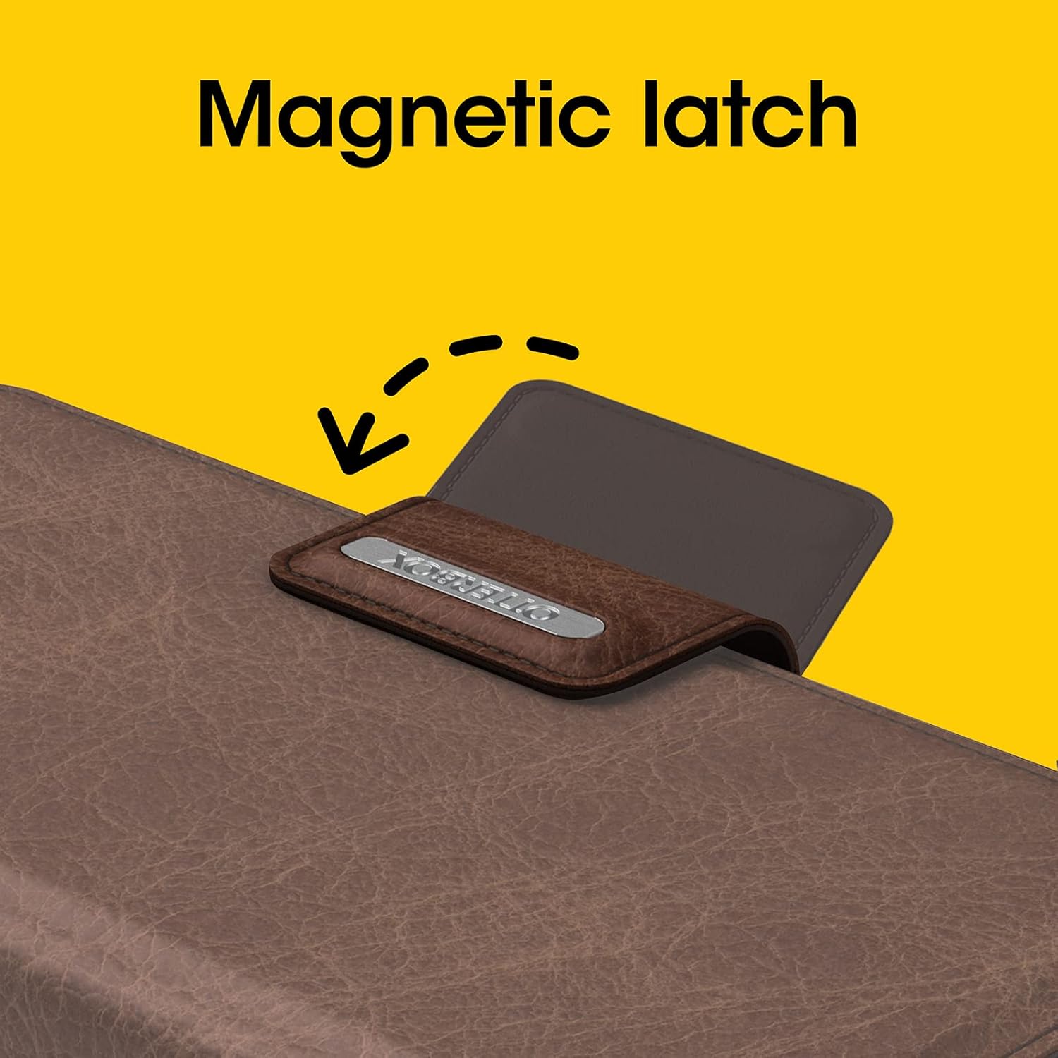 OtterBox iPhone 14 Plus Strada Series Case - Espresso (Brown), Card Holder, Genuine Leather, Pocket-Friendly, Folio case - Image 4