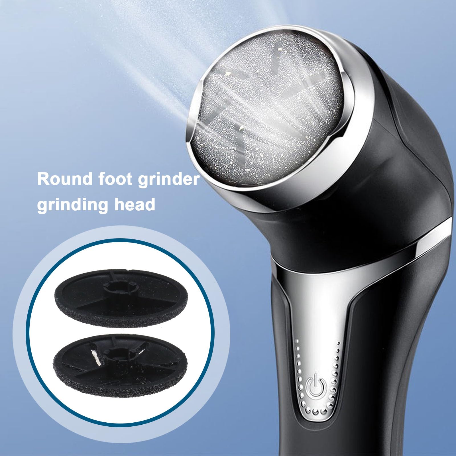 ECSiNG 8PCS Replacement Grinding Heads Foot Care Tool Compatible with Asiaark Electric Foot Callus Remover Pedicure Tools 100 Grit & 60 Grit - Image 2