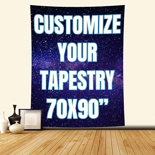 Naykow Telones de fondo personalizados (70 x 90 pulgadas verticales), tapices personalizados para colgar en la pared, pancartas y carteles, carteles