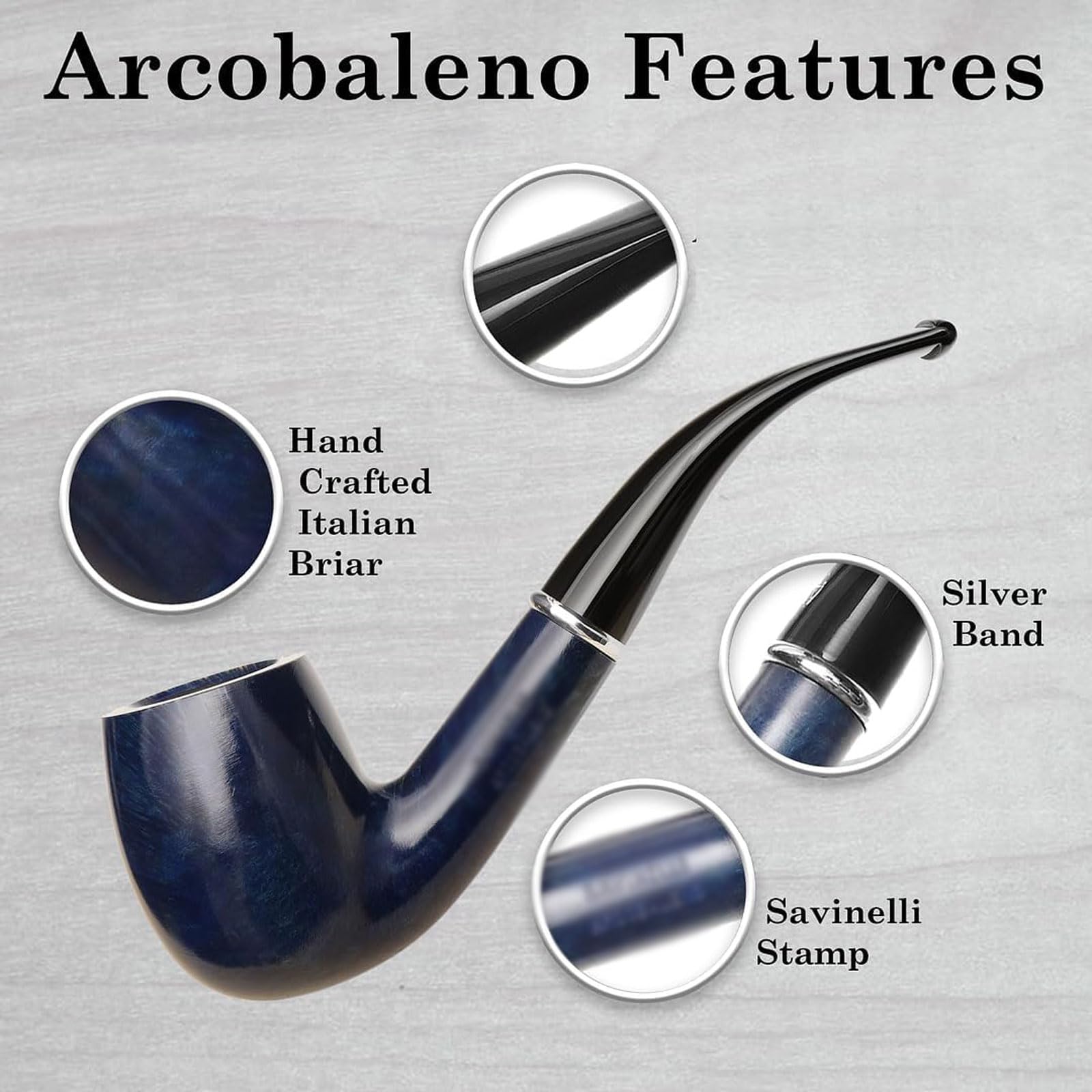 Amazon.co.jp: 喫煙パイプ ポリッシュブルータバコパイプバルサパイプ