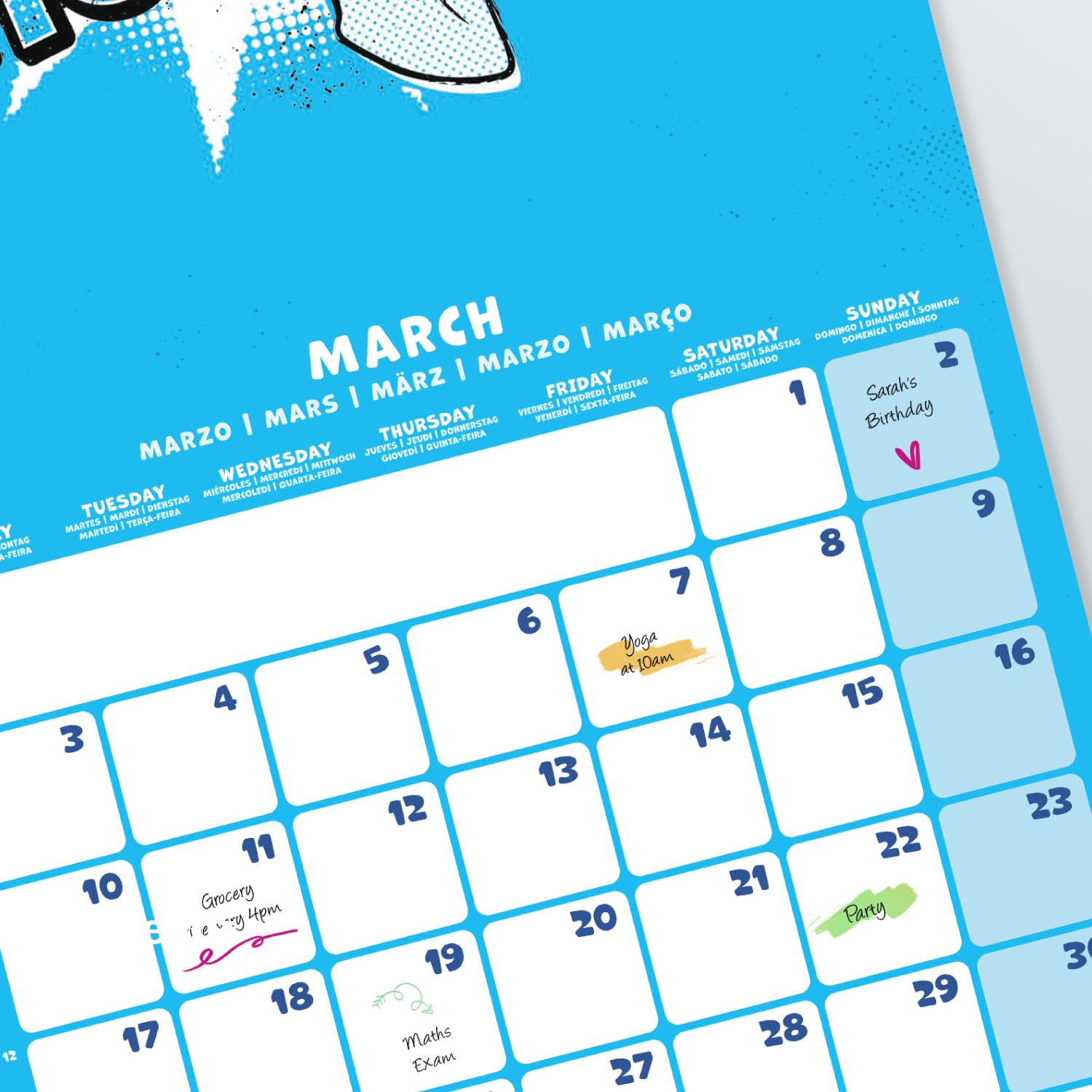 Calendario Da Muro 2025 Looney Tunes - 30x30 Cm, 12 Mesi + Poster In Omaggio - Foto 7