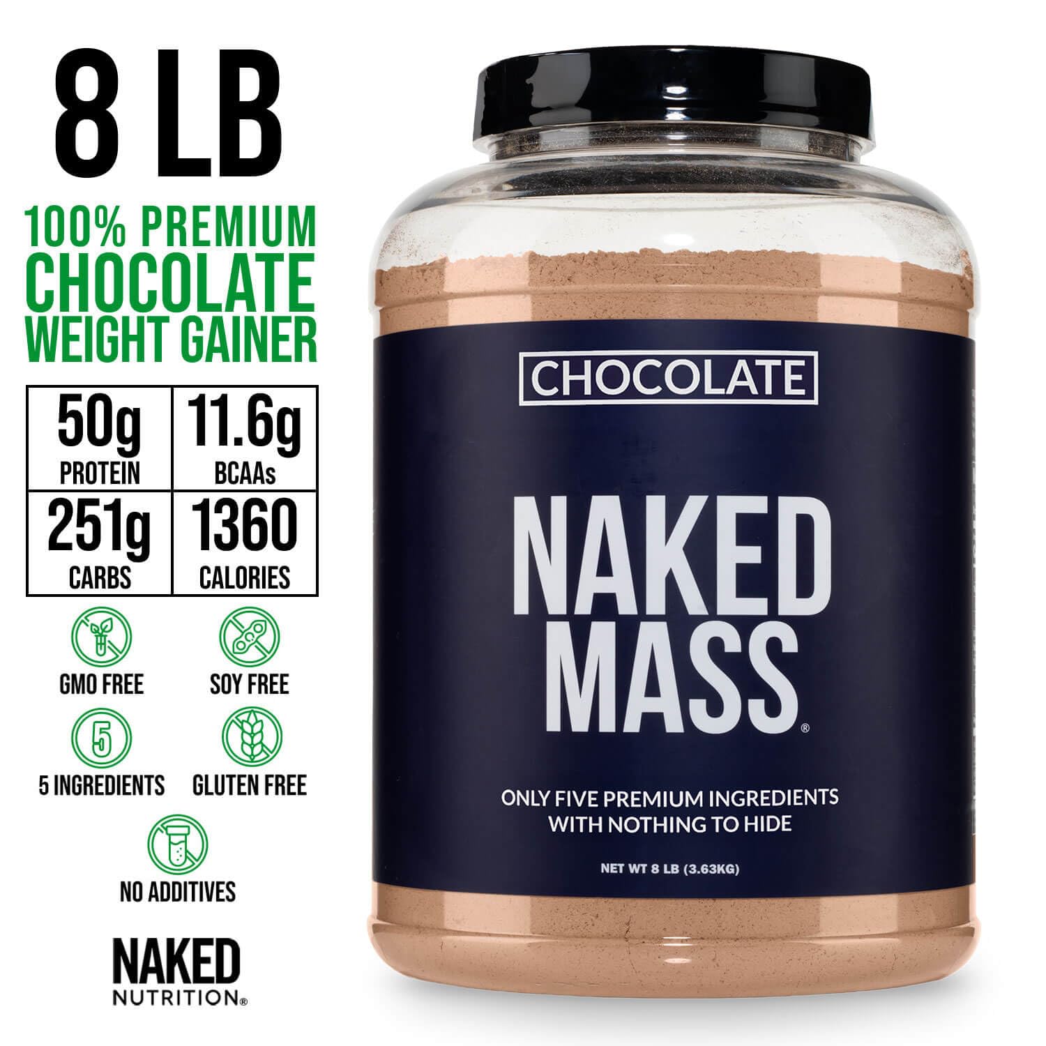 【新品同様】NeotenicSound Pure Gainer Plus Amazon.com: NAKED Chocolate Mass Gainer - All Natural Weight