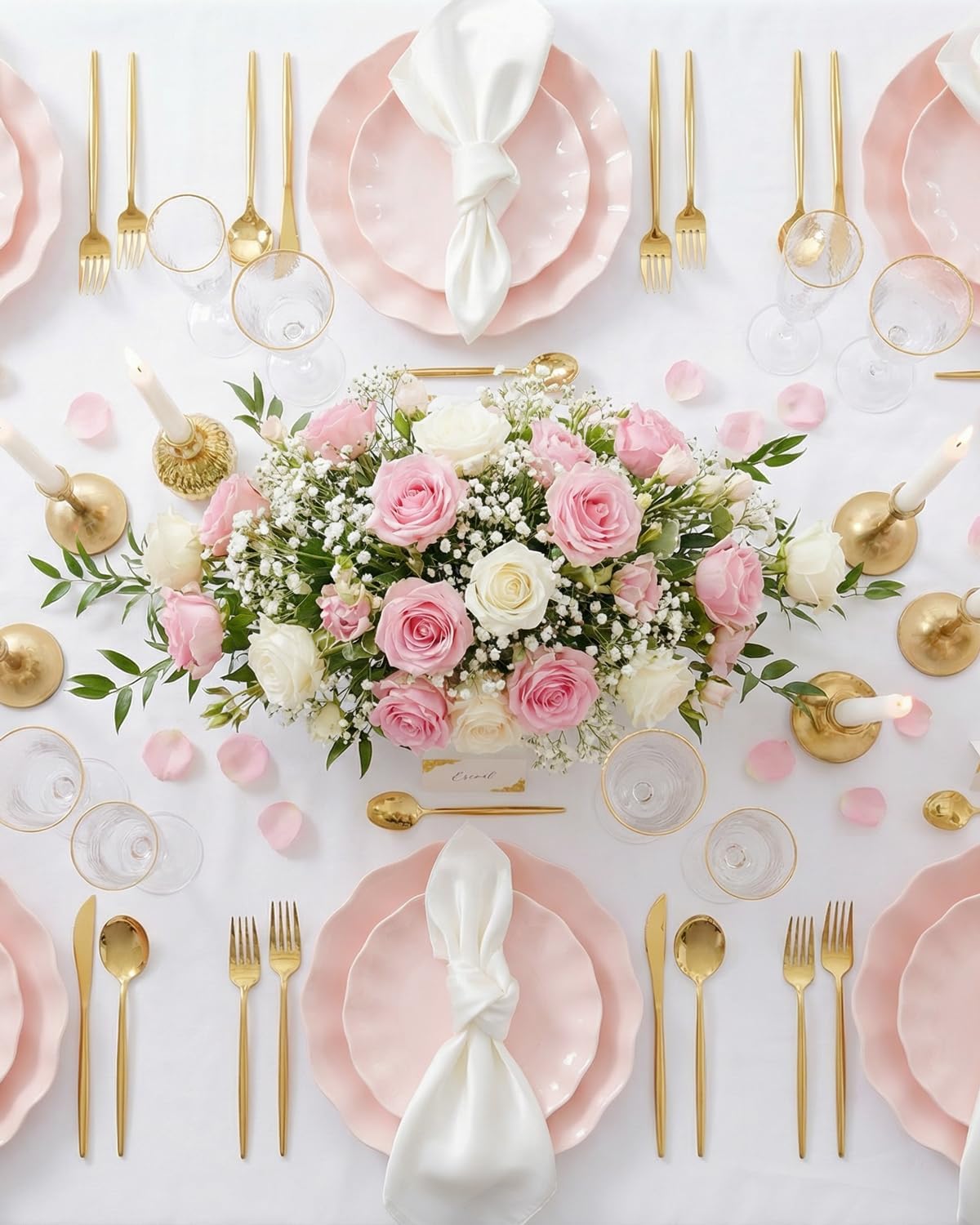 LIYH 24 Pcs Pink Plates Reusable, Pink Plastic Scalloped Plate Durable and Dishwasher Safe,Baby Shower Plate, Light Weight Daisy Plastic Wavy Plates for Wedding Party Birthday - Image 5